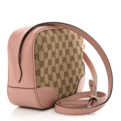 Gucci Monogram Mini Bree Messenger Bag Beige Soft Pink 3 of 12