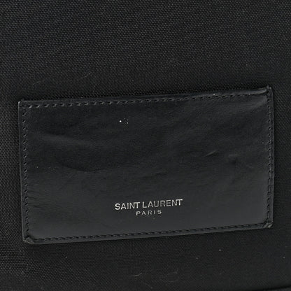 Saint Laurent Canvas Ikat City Backpack Black 11 of 11