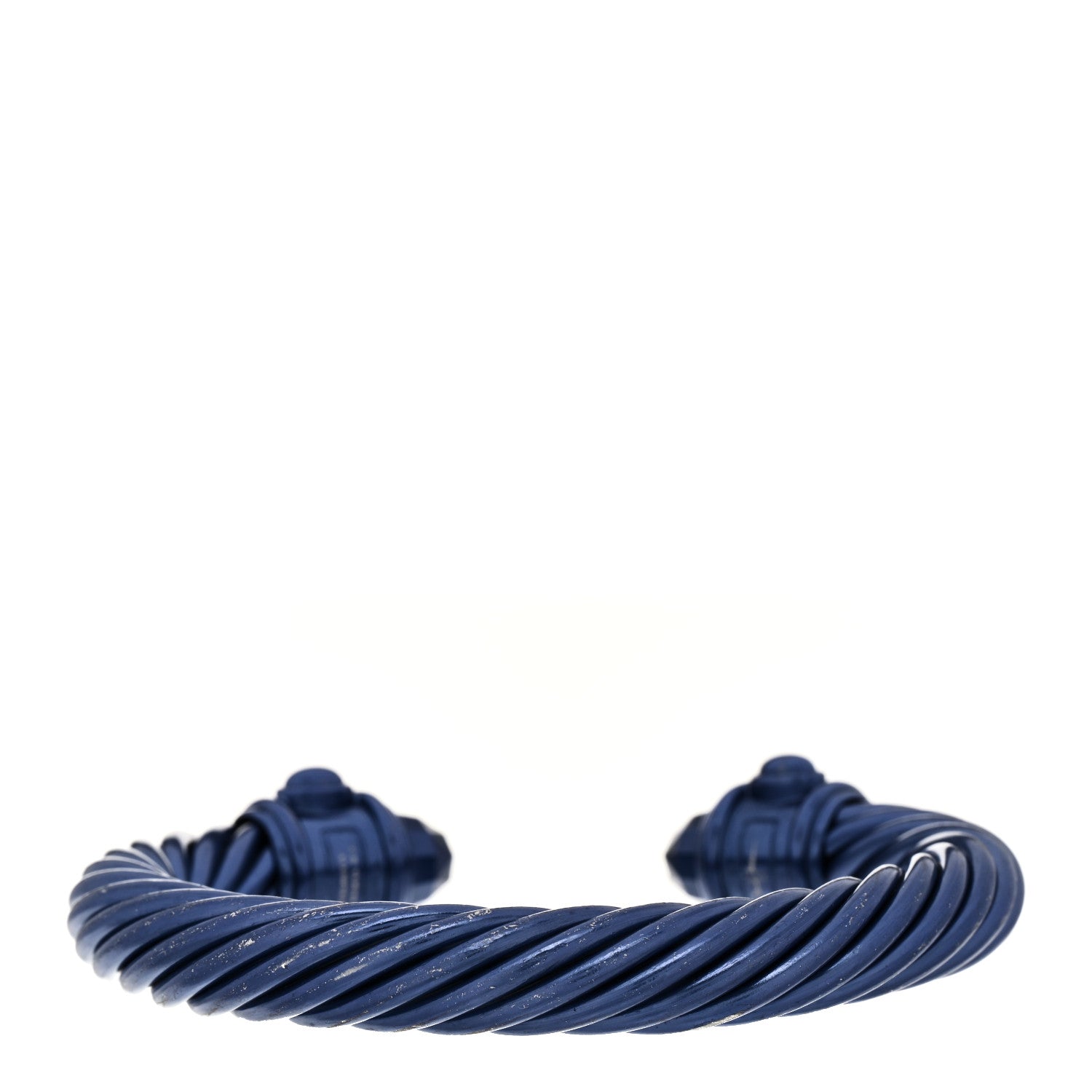 David Yurman Aluminum 10mm Renaissance Cable Bracelet Indigo 2 of 4