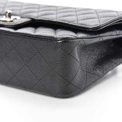 Chanel Caviar Quilted Medium Double Flap Black 9 of 13