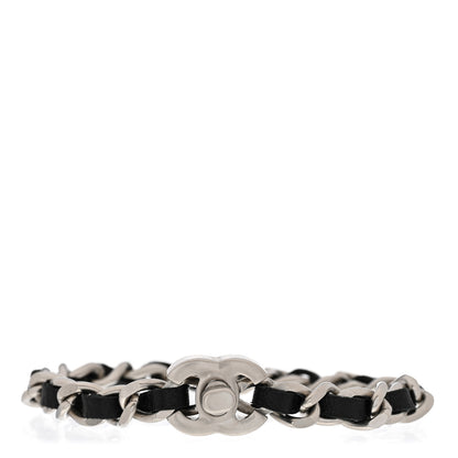 Chanel Lambskin CC Turnlock Chain Bracelet M Black 1 of 5