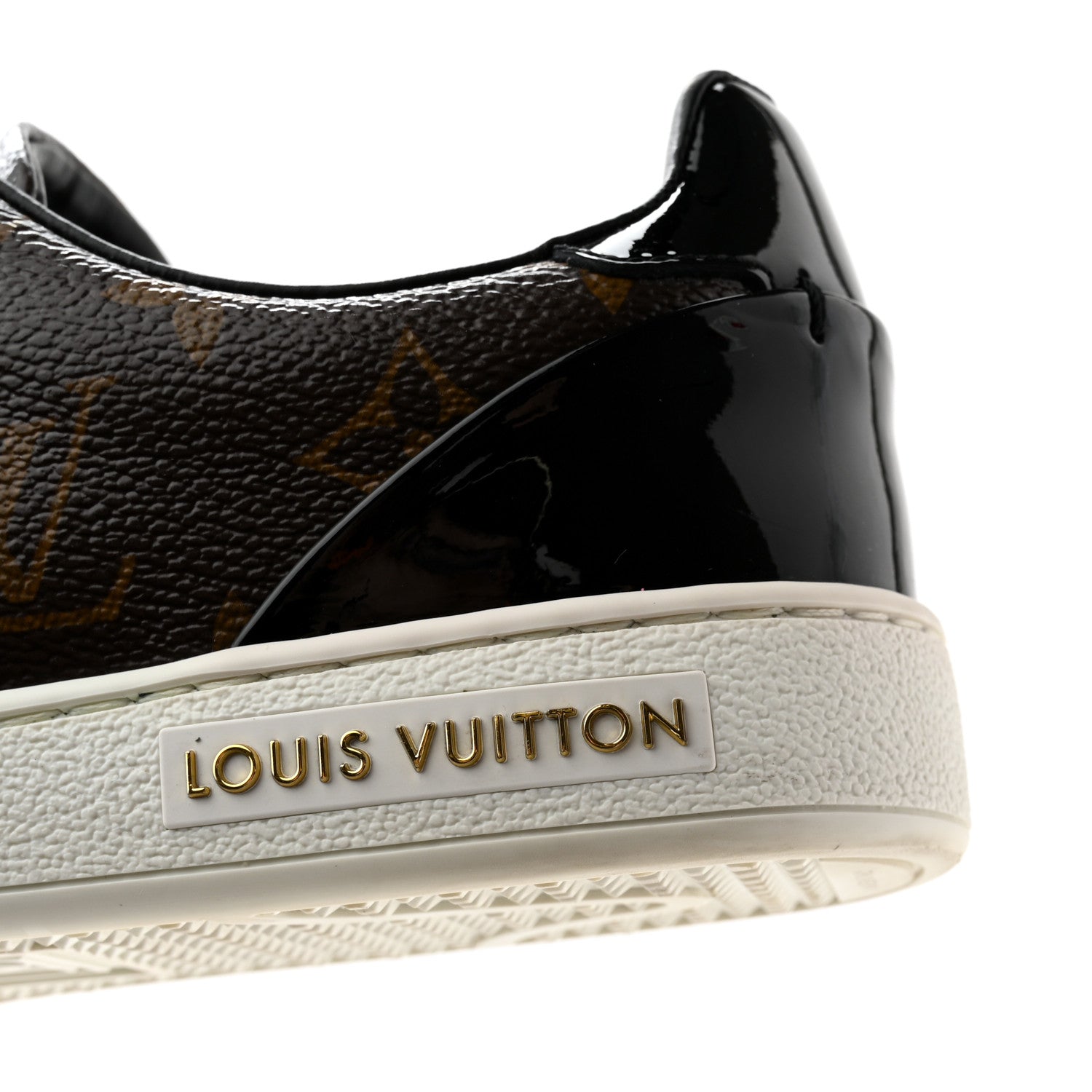 Louis Vuitton Patent Monogram Frontrow Sneakers 35 9 of 11