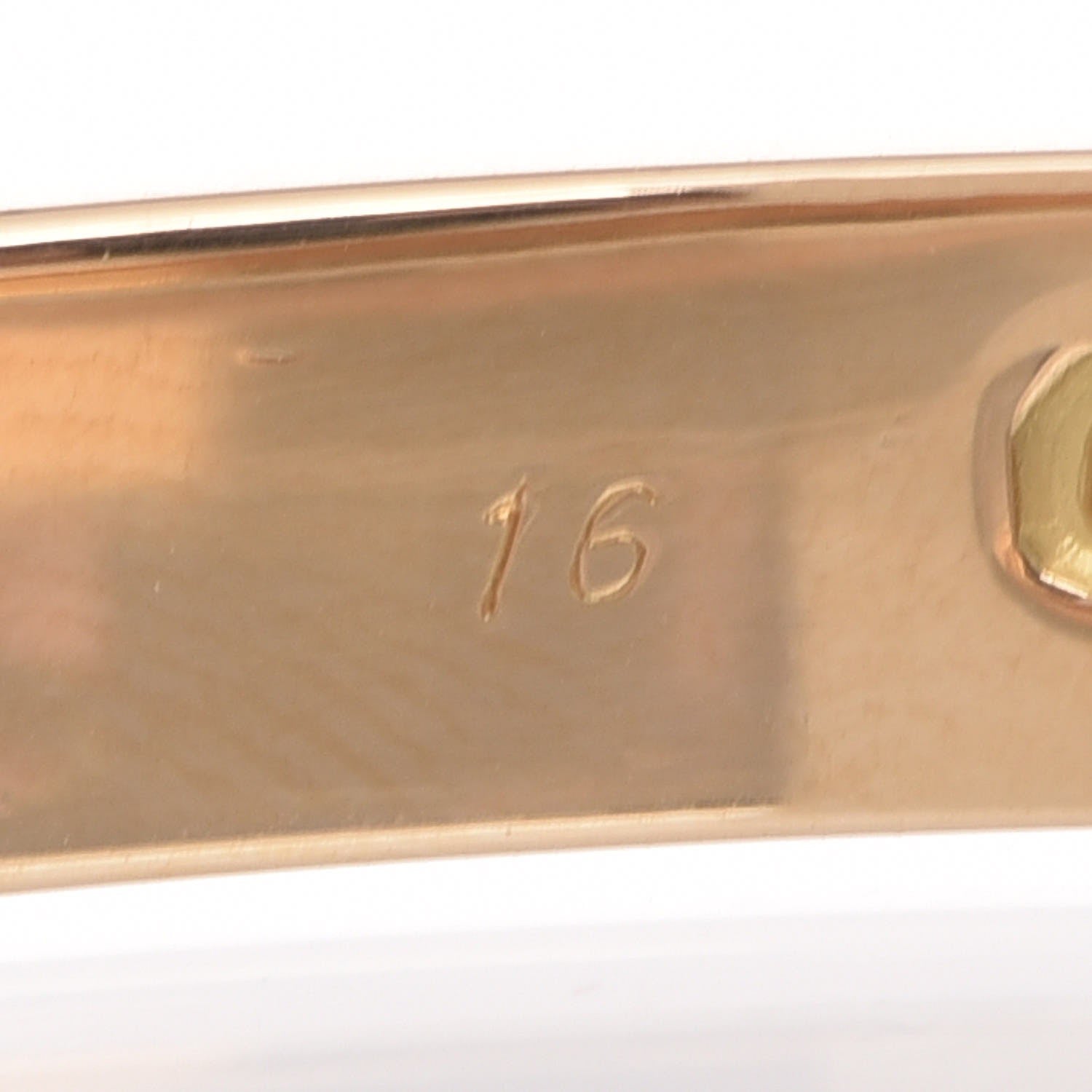Cartier 18K Yellow Gold LOVE Bracelet 16 5 of 7