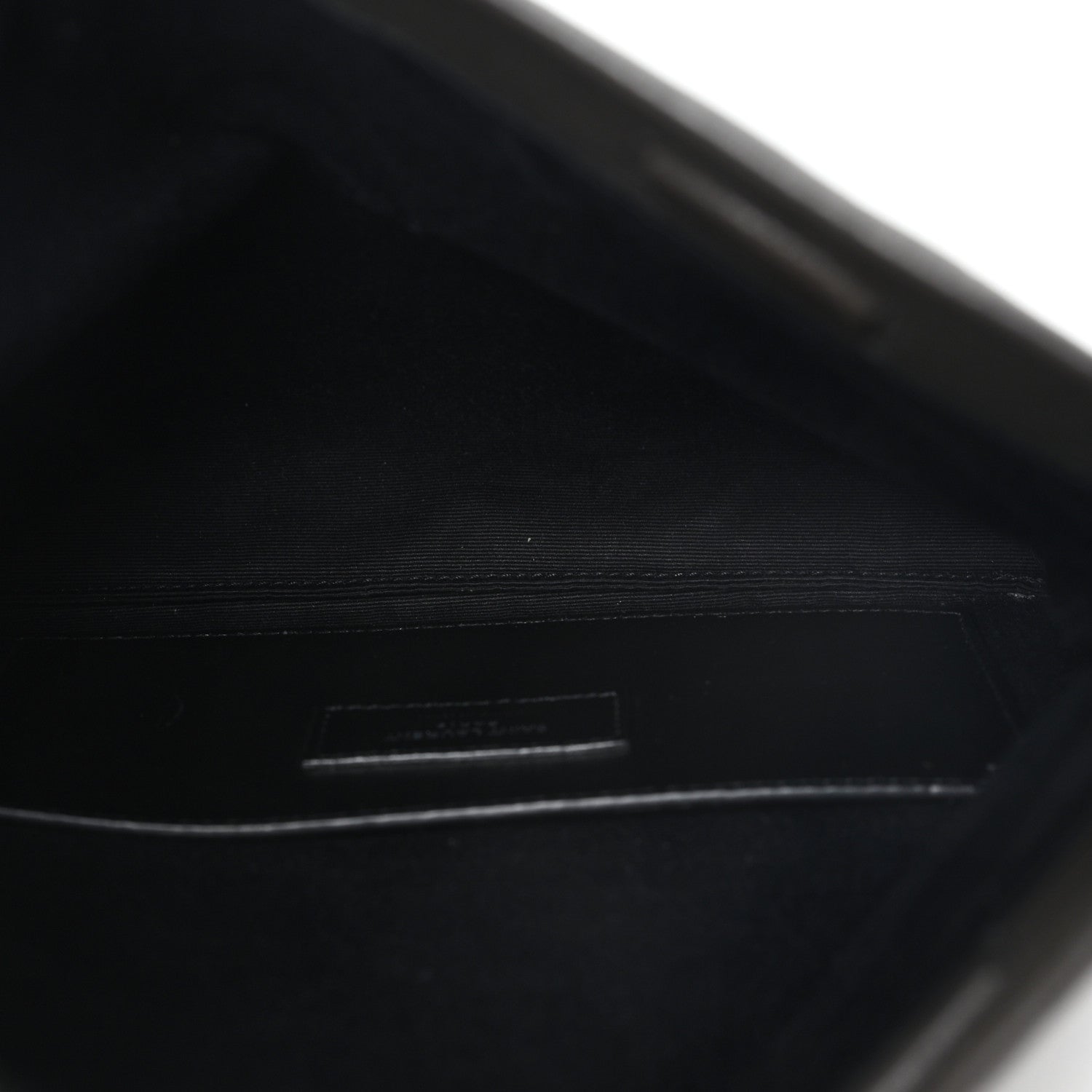 Saint Laurent Crocodile Embossed Calfskin West Hollywood Monogram Fold Over Clutch Earth 5 of 7