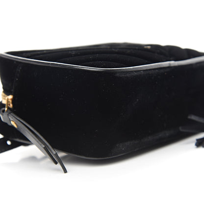Saint Laurent Velour Matelasse Monogram Lou Belt Bag Black 6 of 8