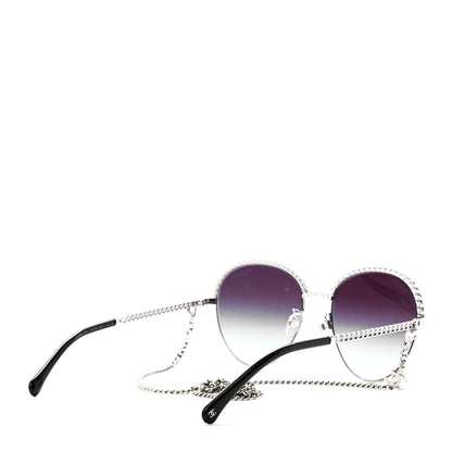 Chanel Chain Pantos Sunglasses 4242 Grey 4 of 8