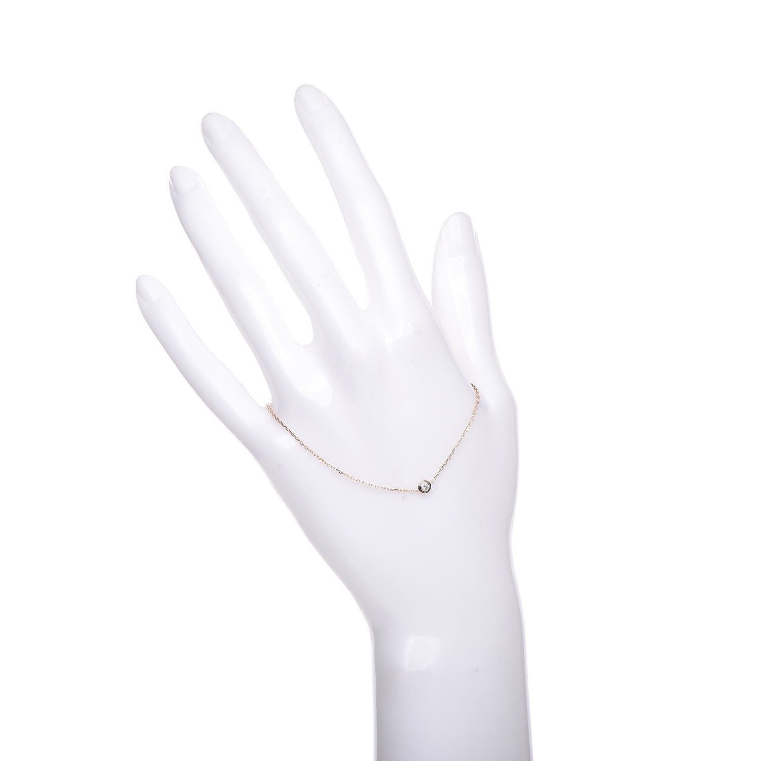 Cartier 18K Pink Gold Diamond XS D'Amour Bracelet 2 of 5