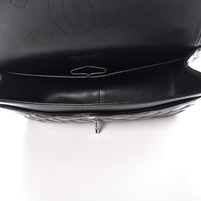 Chanel Patent Quilted Jumbo Double Flap Black 6 of 11