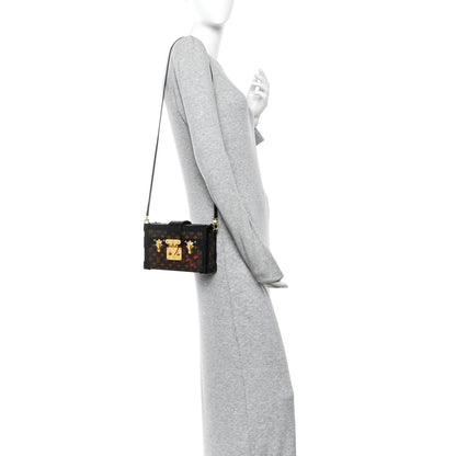Louis Vuitton Monogram Petite Malle Black 2 of 12
