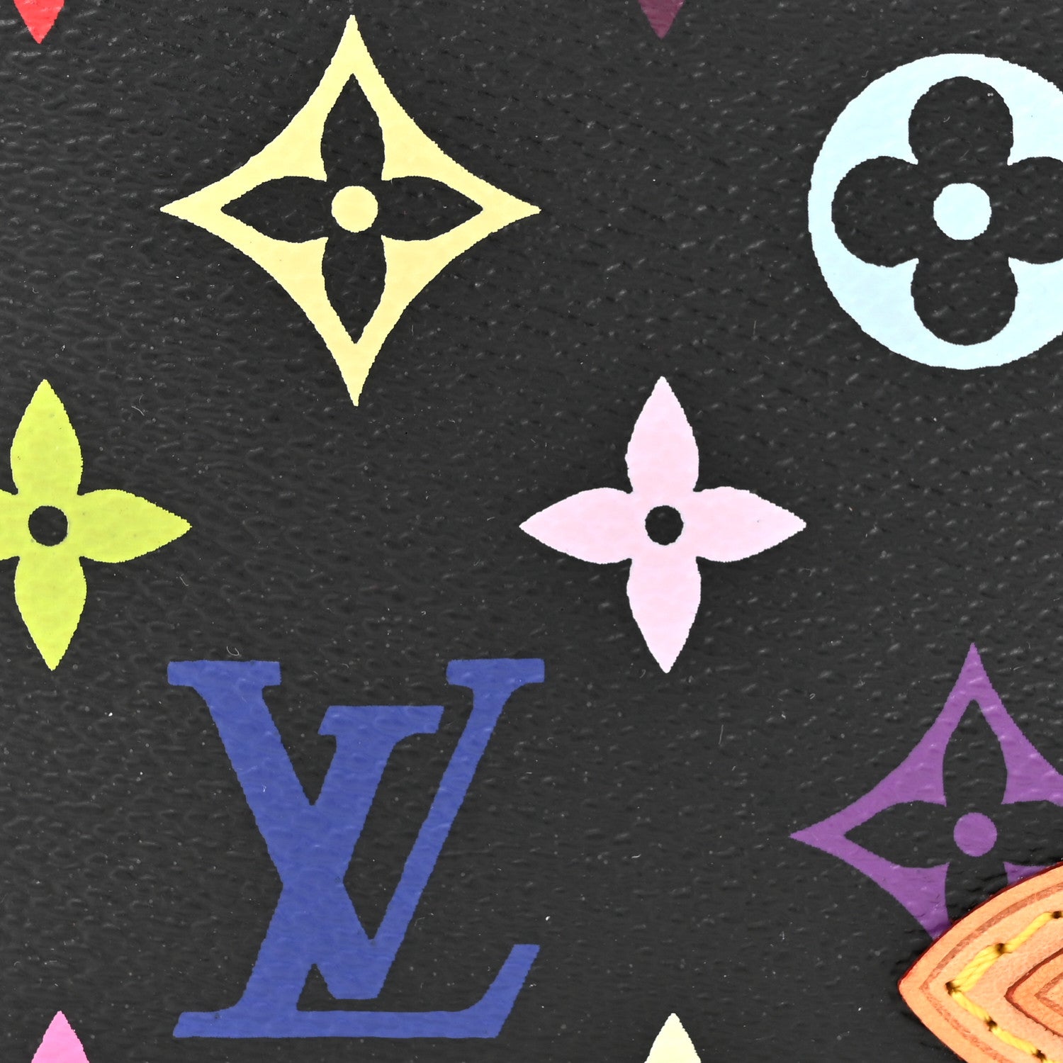 Louis Vuitton Monogram Multicolor Shirley Black 7 of 12