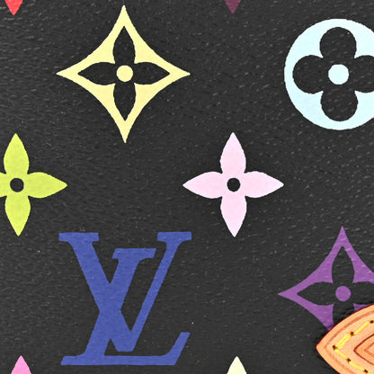 Louis Vuitton Monogram Multicolor Shirley Black 7 of 12