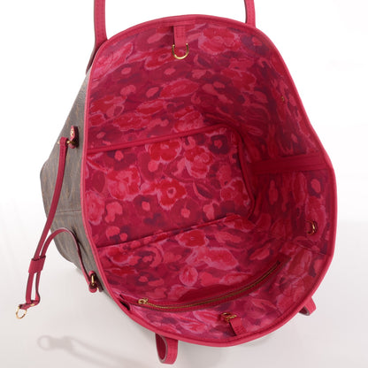 Louis Vuitton Monogram Articles de Voyage Ikat Neverfull MM Rose Indien 7 of 7
