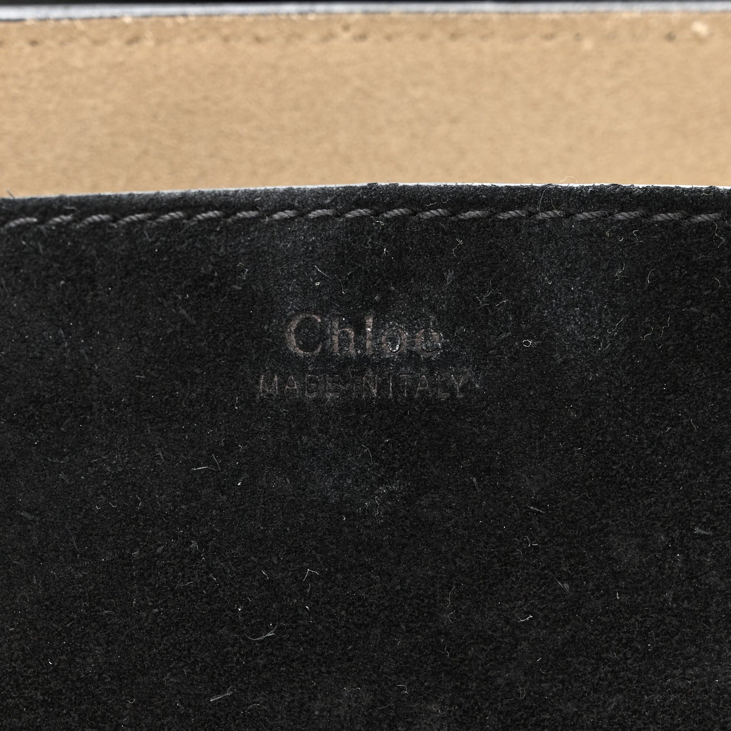 Suede Smooth Calfskin Drew Shoulder Bag Black