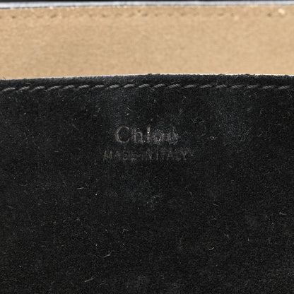 Chloe Suede Smooth Calfskin Drew Shoulder Bag Black 6 of 12