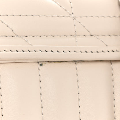 Gucci Calfskin Matelasse Aria Small GG Marmont Shoulder Bag Mystic White 11 of 11
