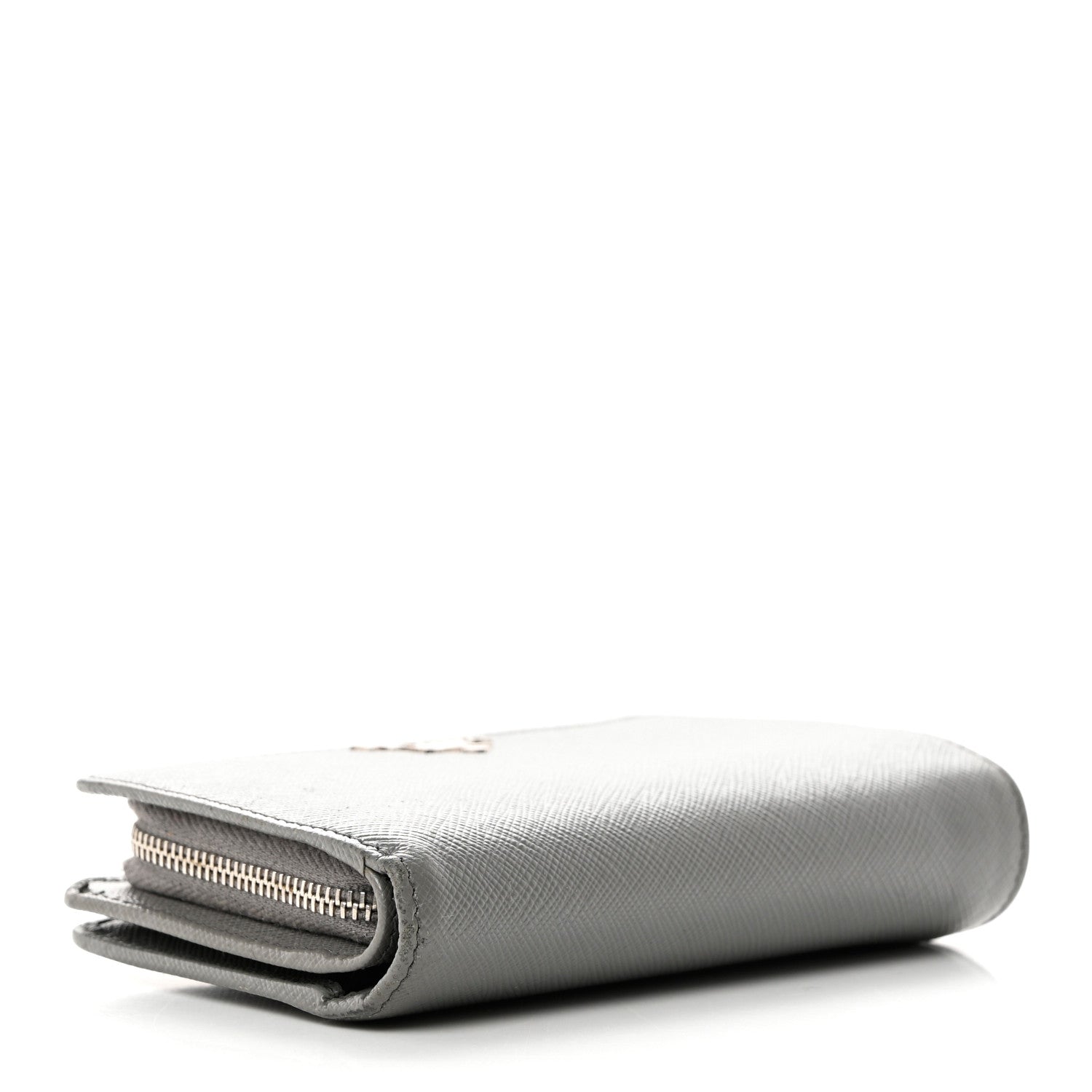Prada Saffiano Metal Compact Wallet Marmo 4 of 10