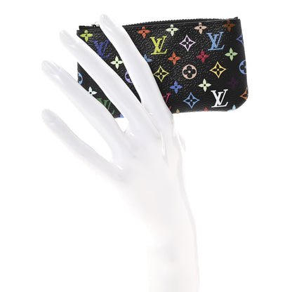Louis Vuitton LV X TM Monogram Multicolor Key Pouch Black 2 of 6