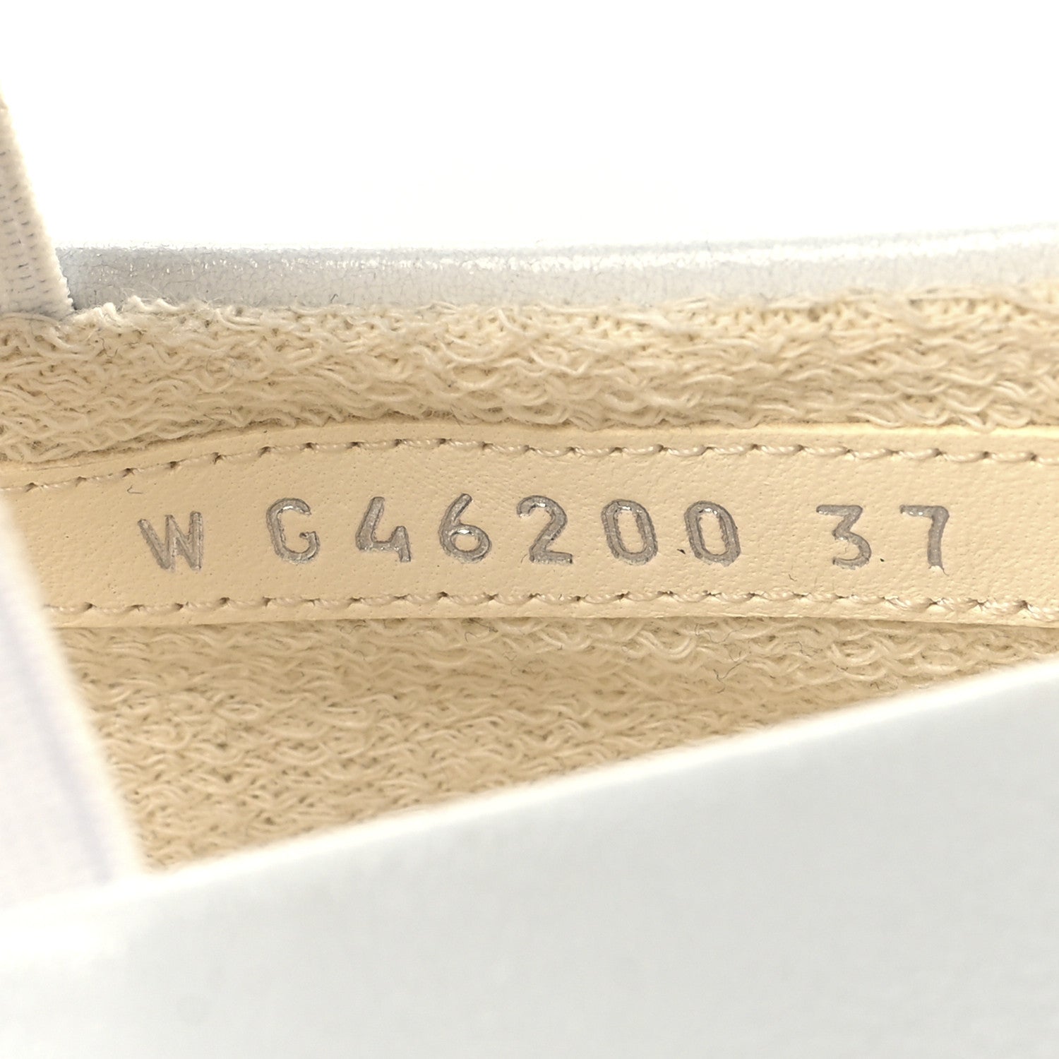 Chanel Lambskin Cap Toe CC Mary Jane Flats 37 White 7 of 10