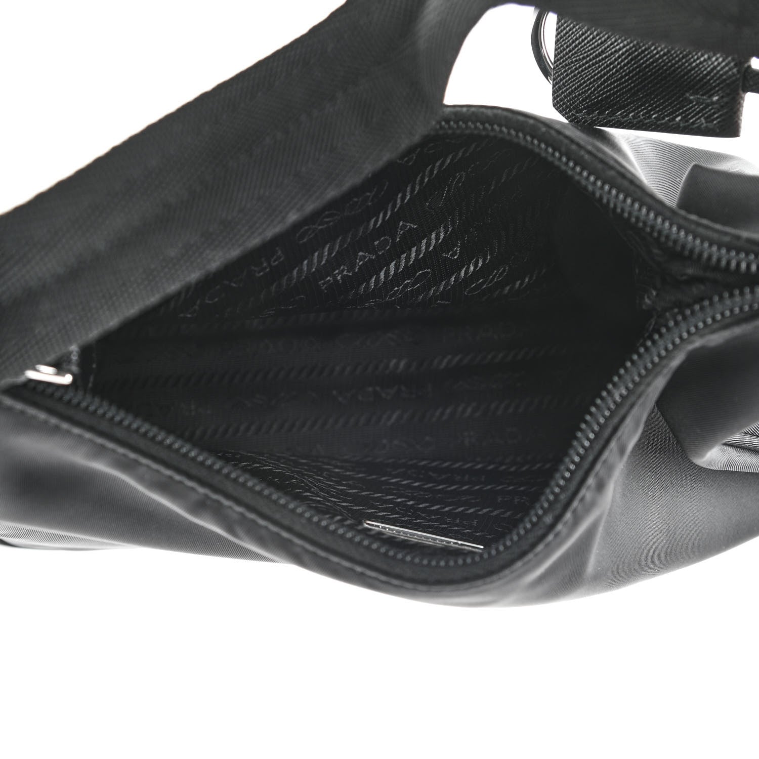 Prada Tessuto Nylon Mini Re-Edition 2000 Bag Black 5 of 11