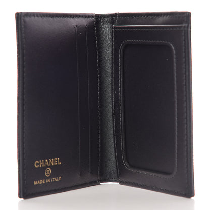Chanel Iridescent Caviar Quilted Card Holder Wallet Black 5 of 10
