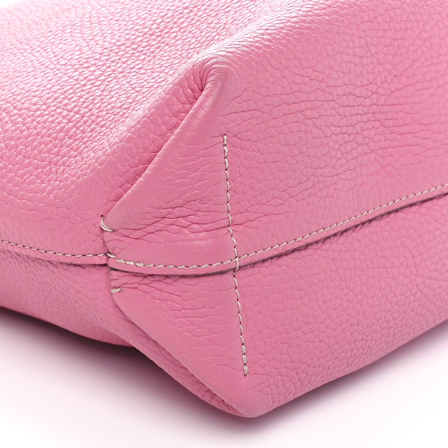 Taurillon Blush Calfskin Quattro Reversible Tote TPM Tourterelle Hot Pink