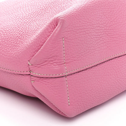 Moynat Taurillon Blush Calfskin Quattro Reversible Tote TPM Tourterelle Hot Pink 13 of 15