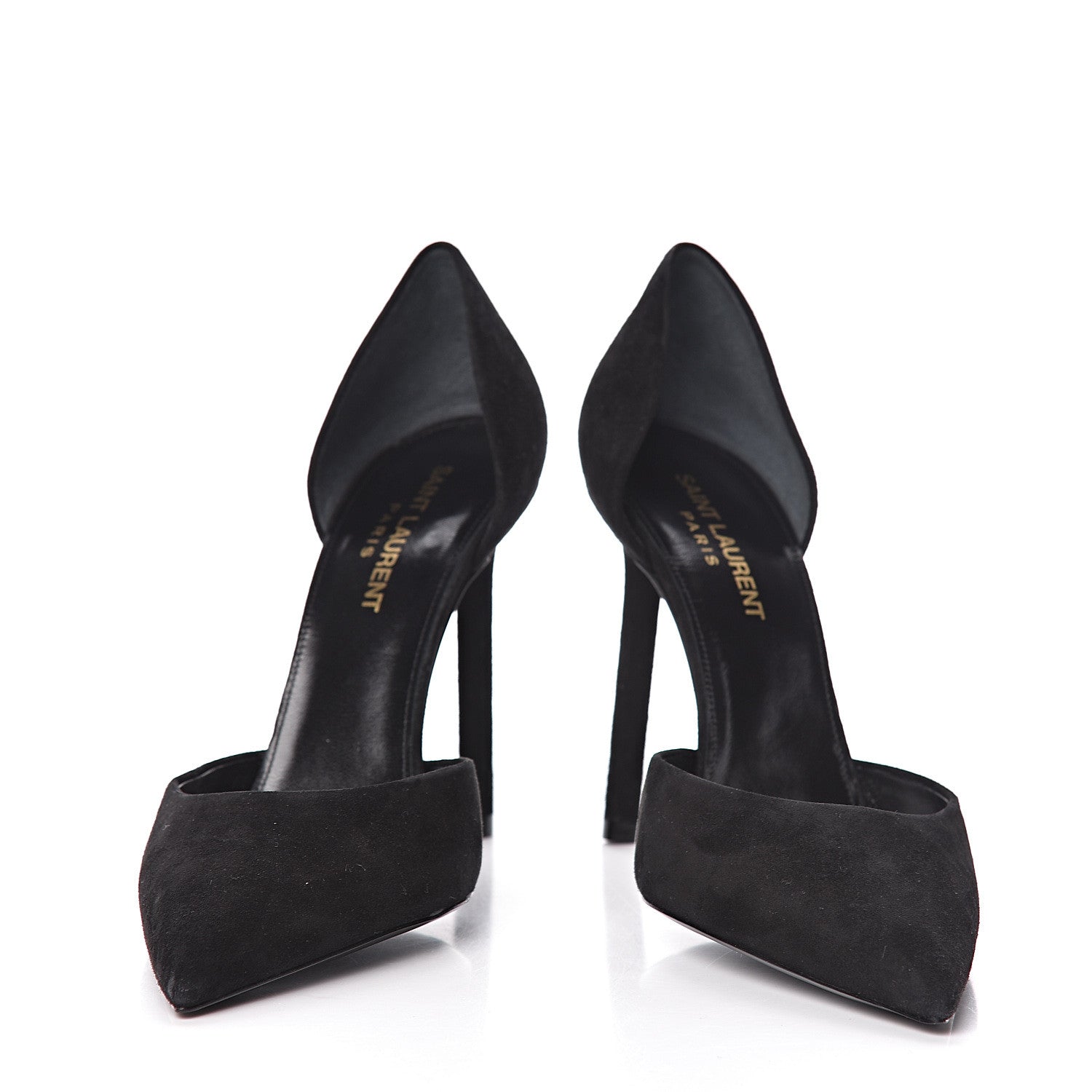 Saint Laurent Velvet Anja Pumps 37.5 Black 11 of 11