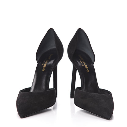 Saint Laurent Velvet Anja Pumps 37.5 Black 11 of 11