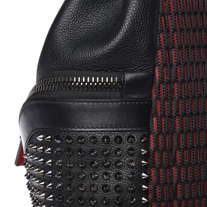 Christian Louboutin Calfskin Spiked Explorafunk Backpack Black 9 of 16