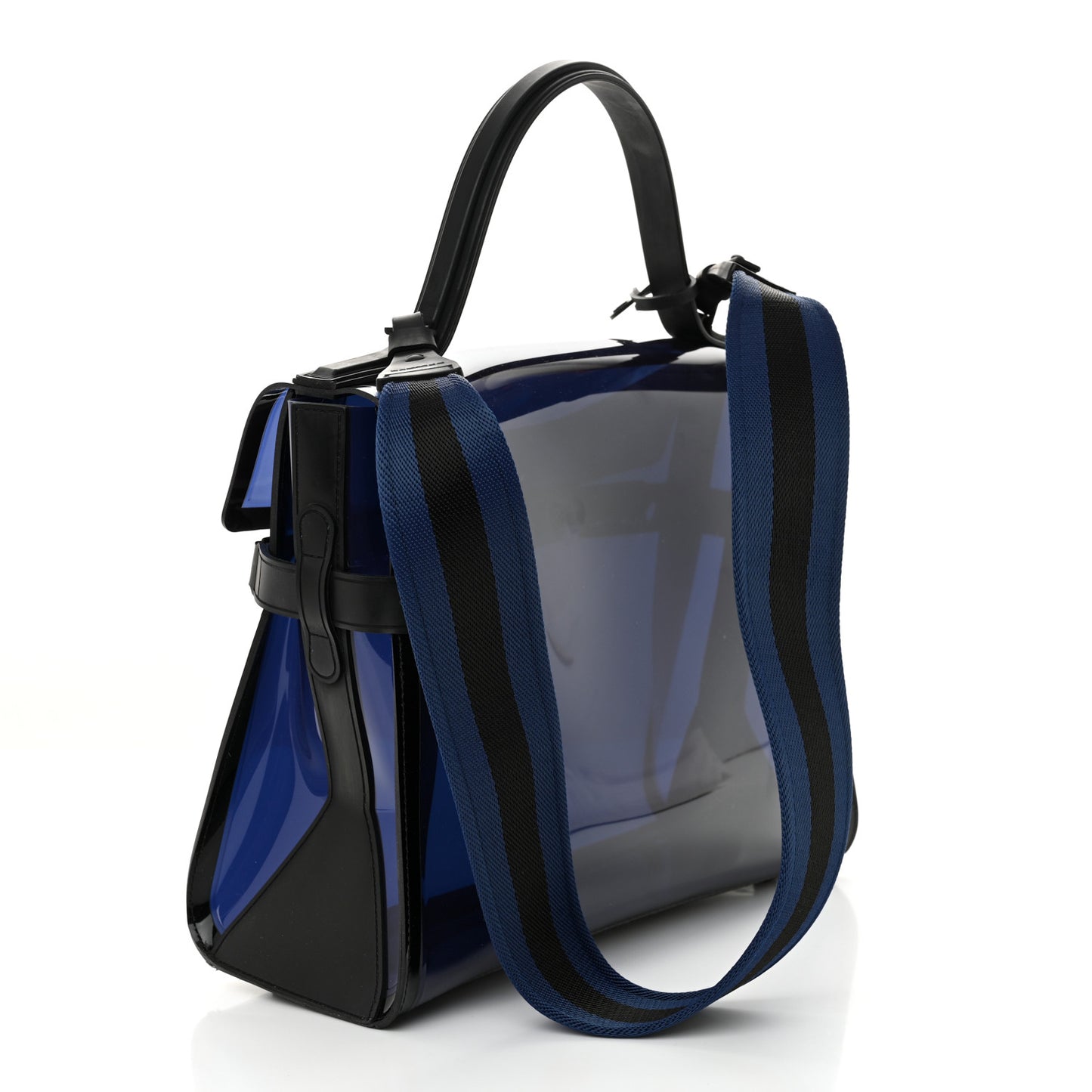 PVC Tempete GM Dark Night Satchel Blue De Prusse