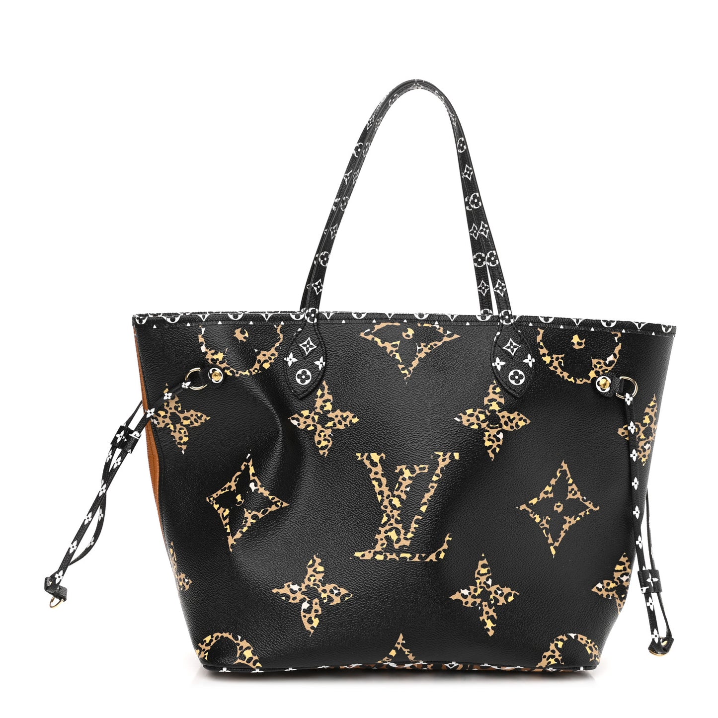 Monogram Giant Jungle Neverfull MM Black