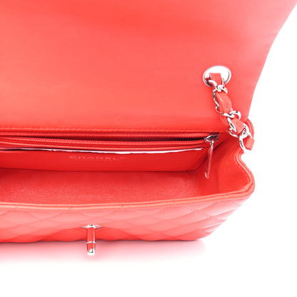 Chanel Lambskin Quilted Mini Rectangular Flap Red 4 of 8