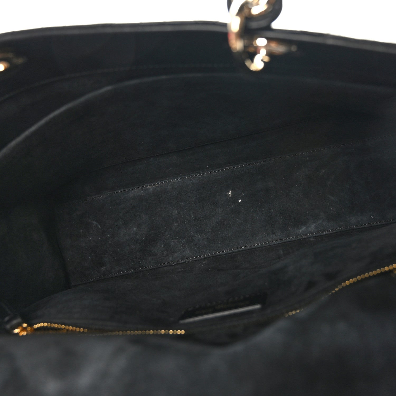 Christian Dior Lambskin Cannage Large Lady Dior Black 5 of 8