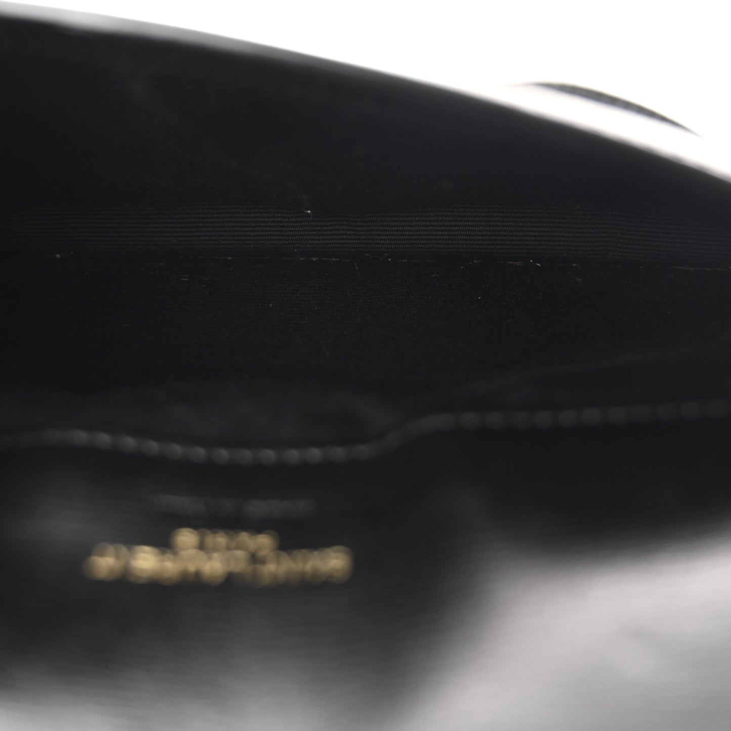 Smooth Calfskin Monogram Phone Holder Crossbody Black