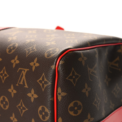 Louis Vuitton Calfskin Monogram Keepall Bandouliere 50 Coquelicot 10 of 10