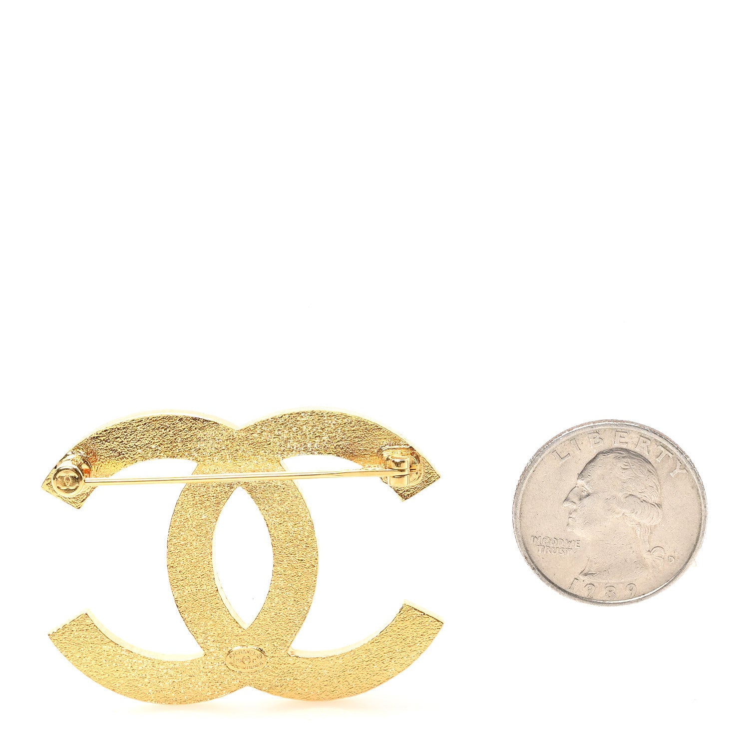 Chanel Enamel CC Large Brooch Pink Gold 1889665 – FASHIONPHILE