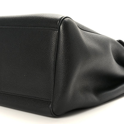 Celine Grained Calfskin Large Soft 16 Bag Black 9 of 9