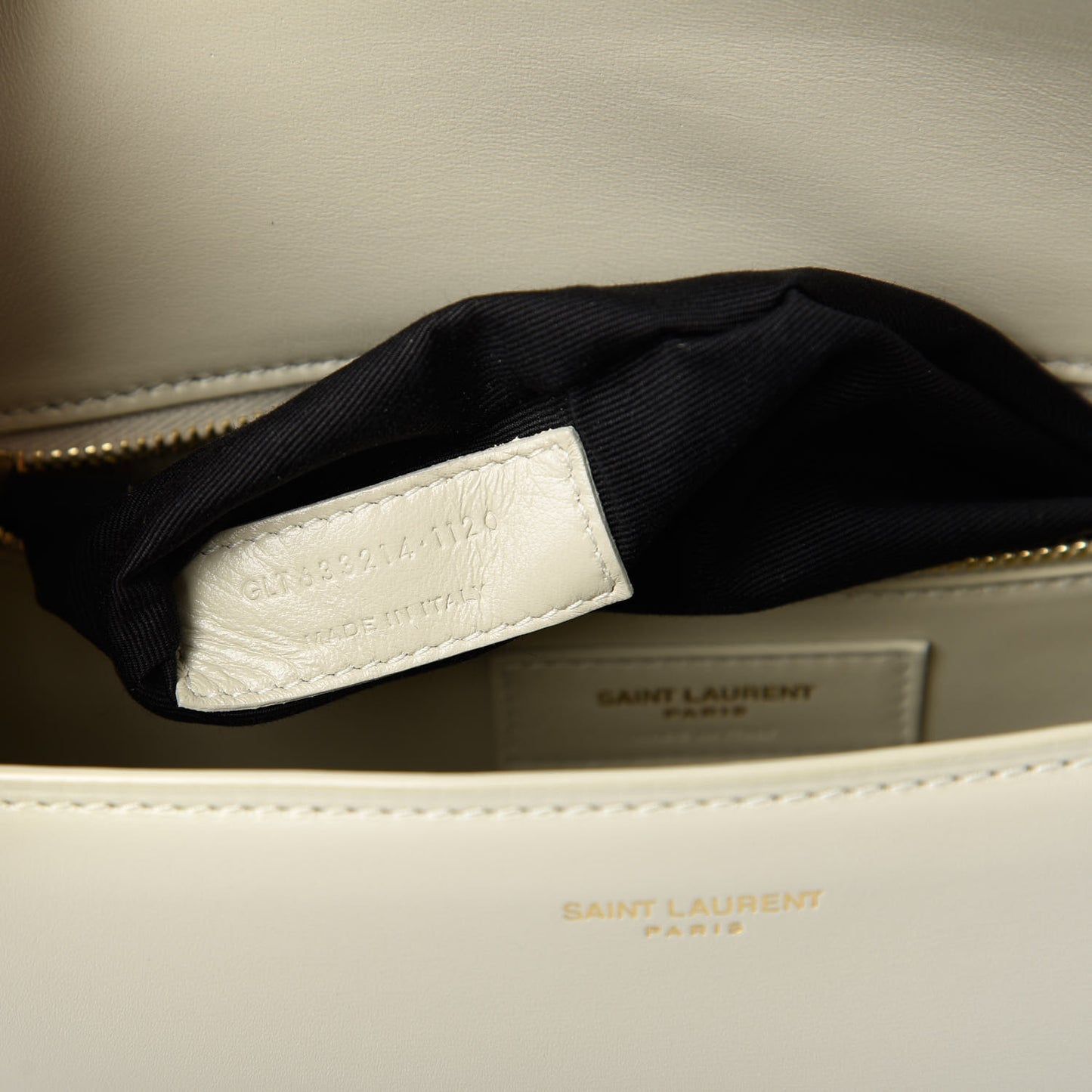Smooth Calfskin Carre Satchel Crema Soft