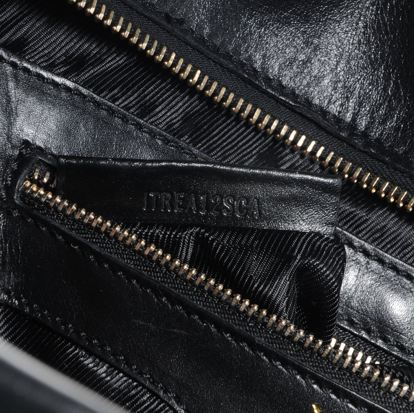 Leather Quilted Large Manor Tote Black
