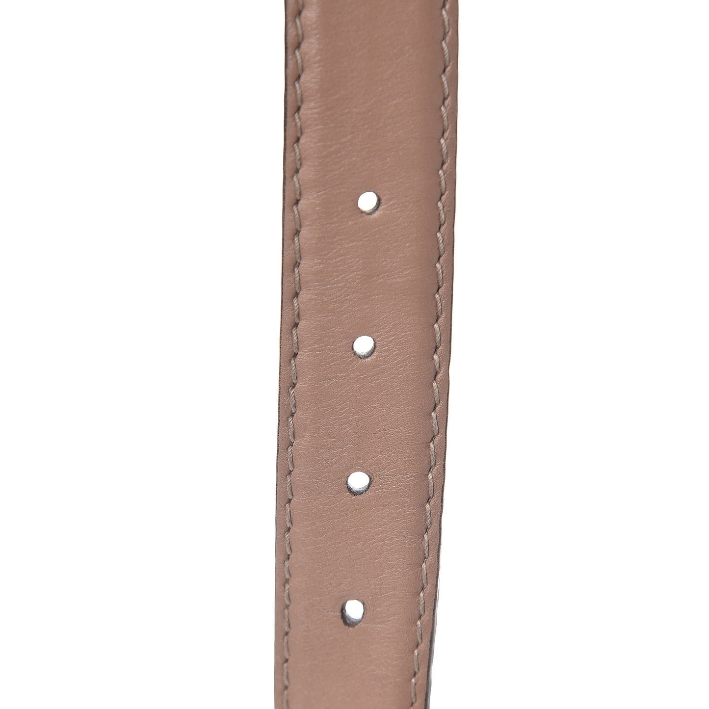 Calfskin Sculpted GG Belt 85 34 Nude