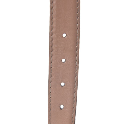 Gucci Calfskin Sculpted GG Belt 85 34 Nude 6 of 9