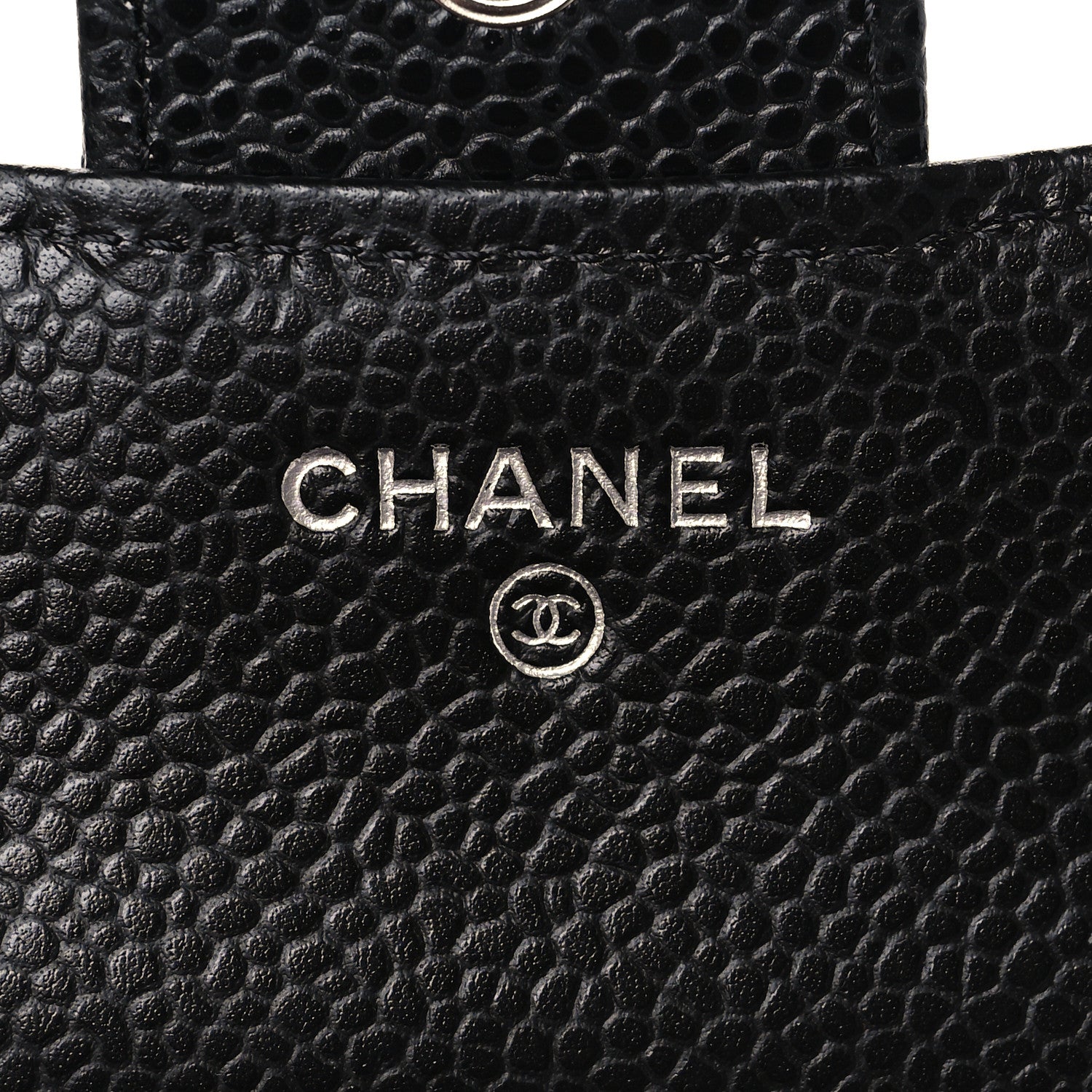 Chanel Caviar Quilted Compact Flap Wallet Black 6 of 7