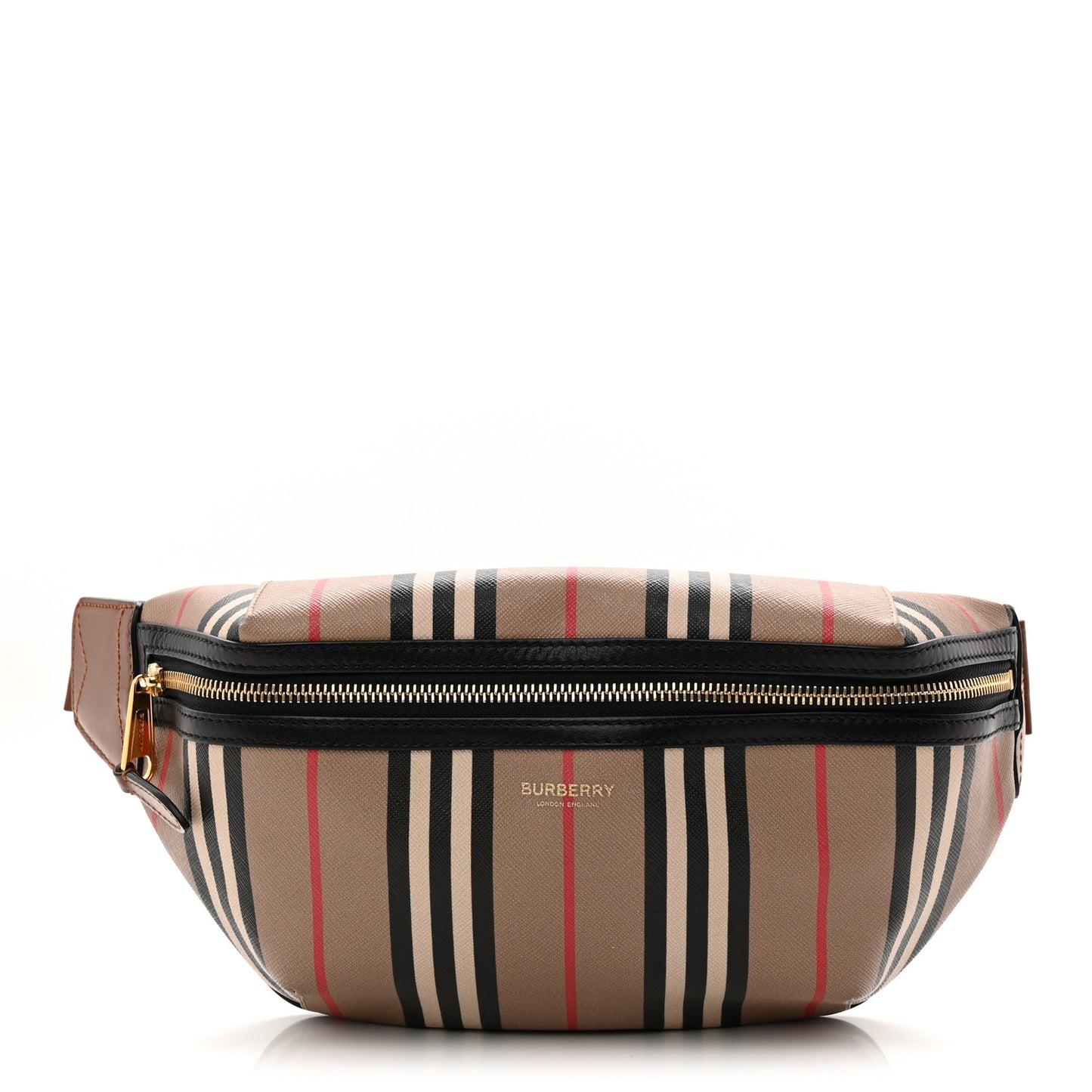 E-Canvas Icon Stripe Sonny Bum Bag Archive Beige