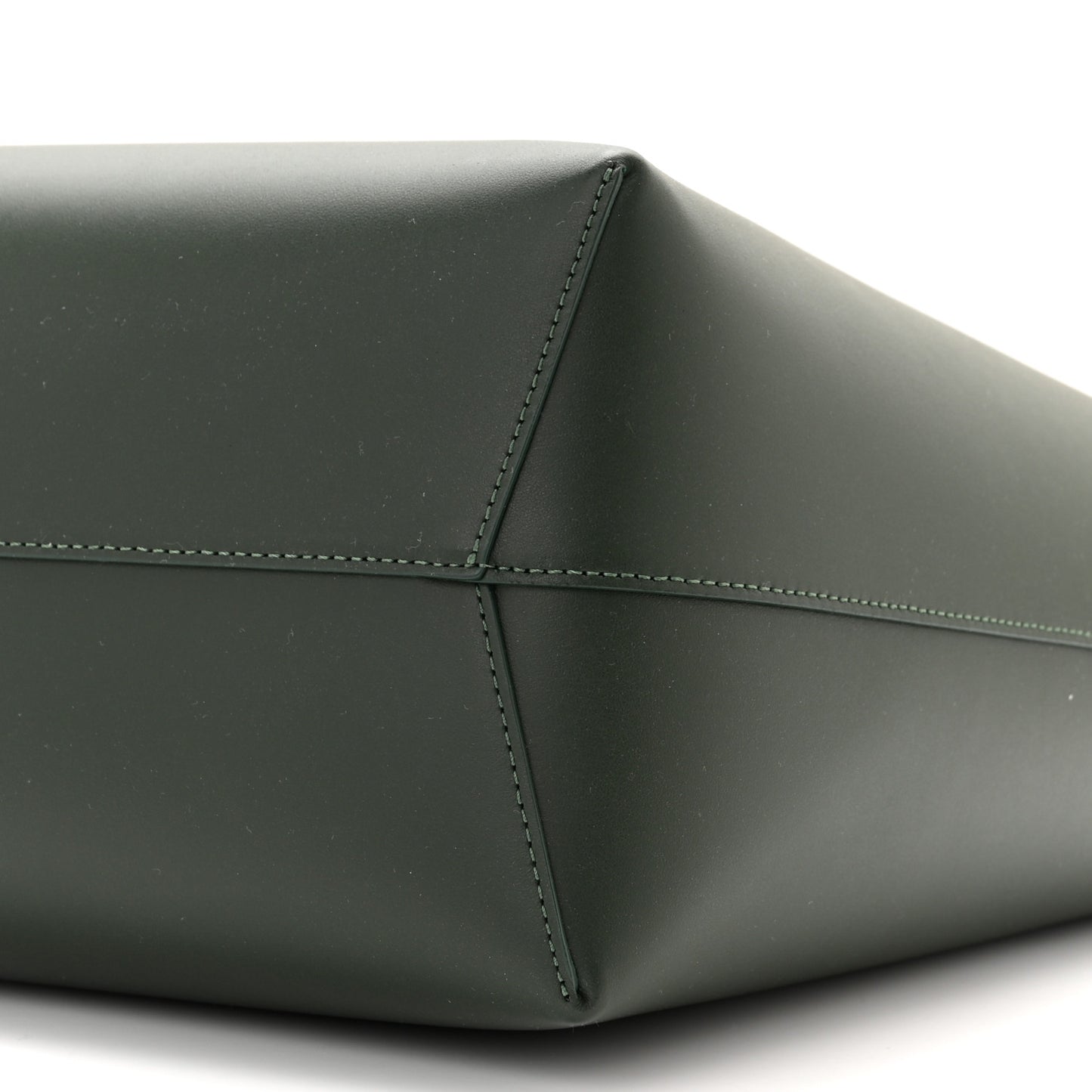 Calfskin Large Shopping Tote Moss