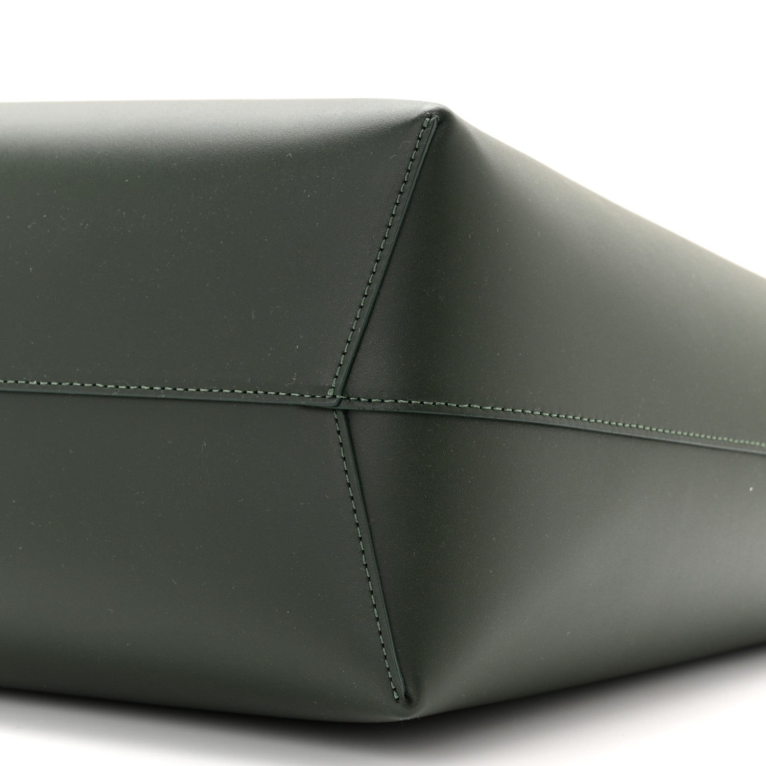 Mansur Gavriel Calfskin Large Shopping Tote Moss 11 of 13