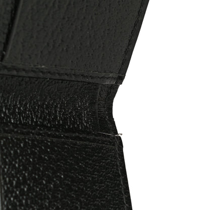 Gucci Calfskin Boar Effect GG Marmont Bi-Fold Wallet Black 10 of 10