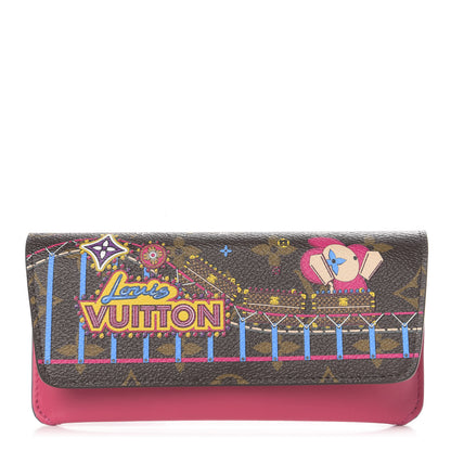 Louis Vuitton Monogram 2020 Christmas Animation Roller Coaster Woody Glasses Case Pivoine 1 of 8