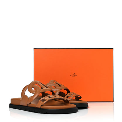 Hermes Nappa Extra Sandals 36.5 Naturel 9 of 9
