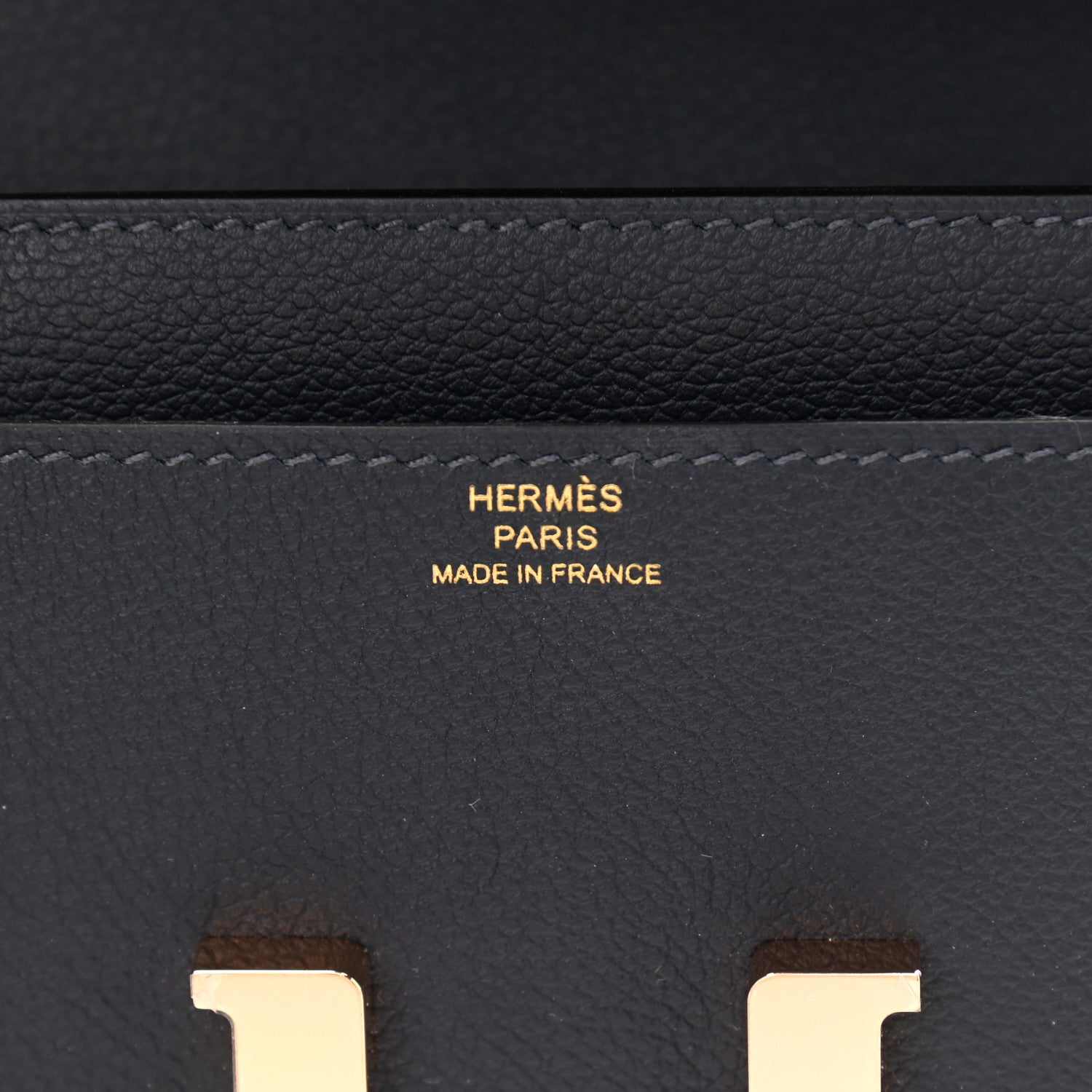 Hermes Evercolor Constance Wallet To Go Bleu Nuit 6 of 11