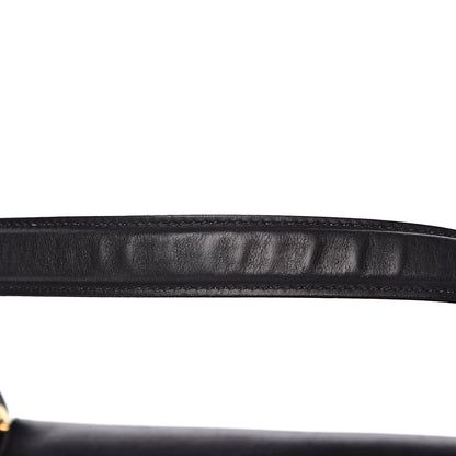 Celine Calfskin Crocodile Embossed Small Belt Bag Black 15 of 15